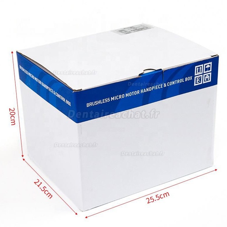 Micromoteur brushless dentaire TJJ HP88 avec pièce à main de 60000 tr/min et commande au pied